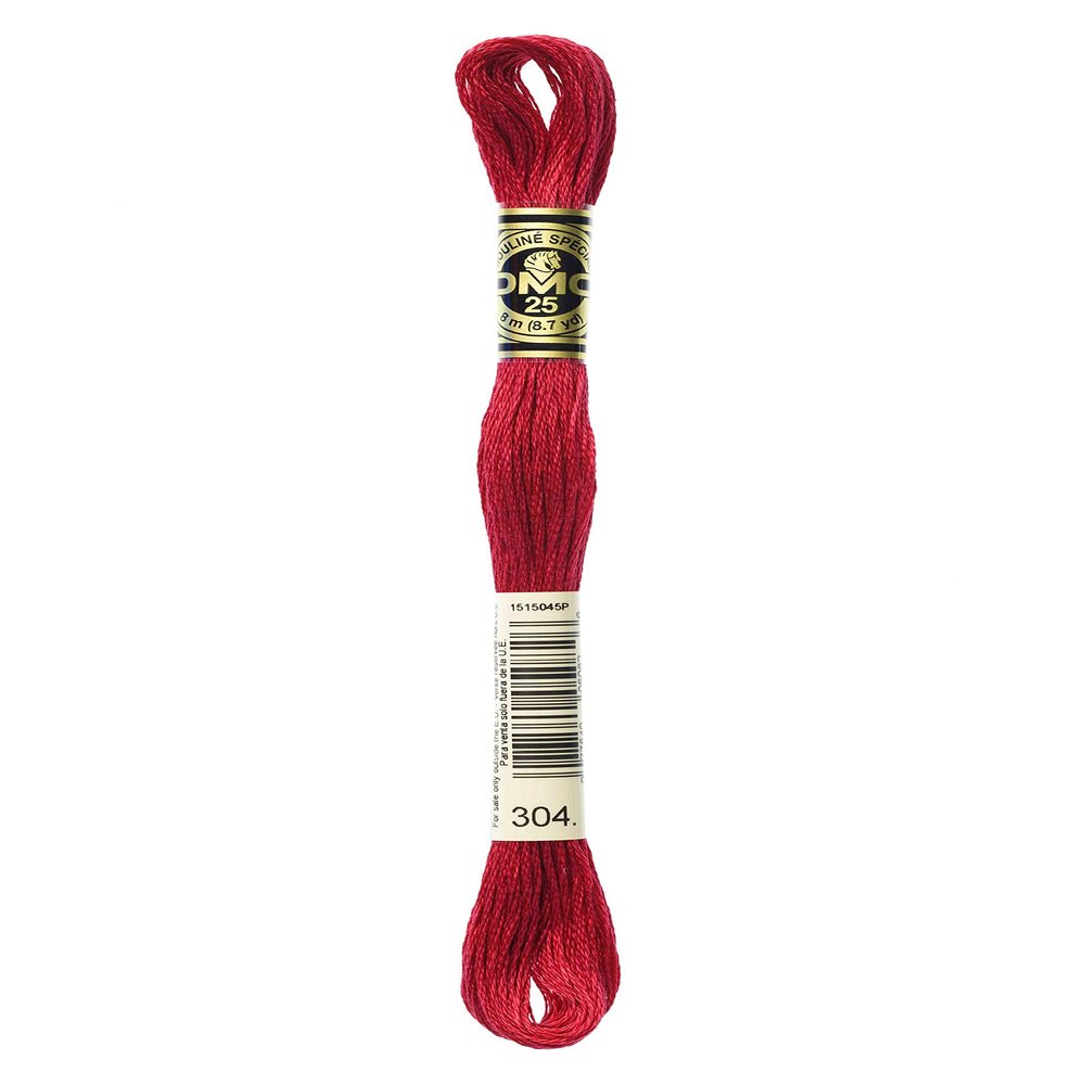 DMC Stranded Cotton Embroidery Thread 304 - per Skein