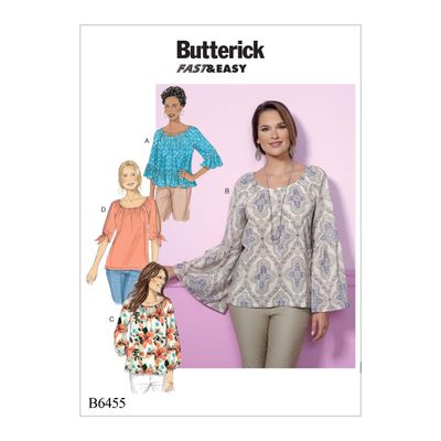 McCall Pattern B6455ZZ0 Misses' Top, Large/X-Large/XX-Large