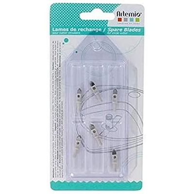 Artemio Set of 6 Replacement Blades for Circular Cutter, Metal, Silver, 9 x 1 x 18 cm 18004062
