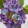 Factory Direct Craft 15 Inch Purple and Blue Artificial Floral Hydrangea Stem for Wedding Decor, Spring Arranging and Embellishing view 1