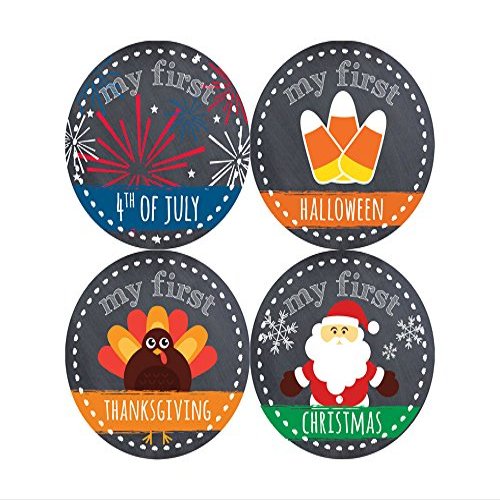 My First Holiday Stickers - Set of 12 - Like Shown