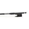 Fiddlerman Black Carbon Fiber Weave Violin Bow 4/4 view 4