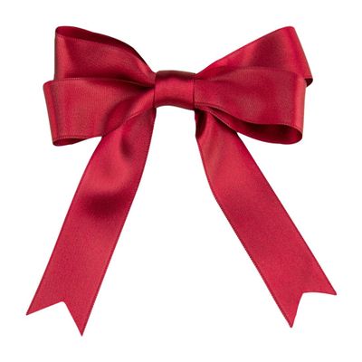 Ribbon Bazaar Luxious Double Faced Satin - Apple 3/8" 25yd Spool