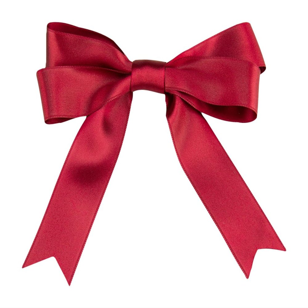Ribbon Bazaar Luxious Double Faced Satin - Apple 3/8" 25yd Spool