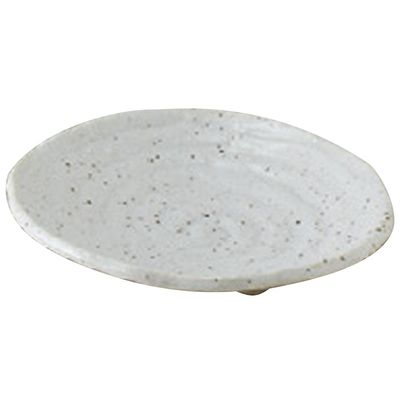 Yamasita Craft 11586360 Unofu Glaze 9.0 Round Plate, 10.4 x 10.4 x 1.6 inches (26.5 x 26.5 x 4 cm)