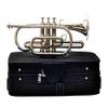 Cornet B Flat Nickel Plated With M/P & Bag Free view 2
