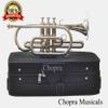 Cornet B Flat Nickel Plated With M/P & Bag Free view 3