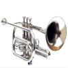 Cornet B Flat Nickel Plated With M/P & Bag Free view 4
