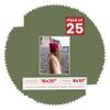 8x10 Mat for 16x20 Frame - Precut Mat Board Acid-Free Show Kit with Backing Board, and Clear Bags Dill Green 8x10 Photo Matte Made to Fit a 16x20 Picture Frame Matboard for Framing, Pack of 25 Mats view 1