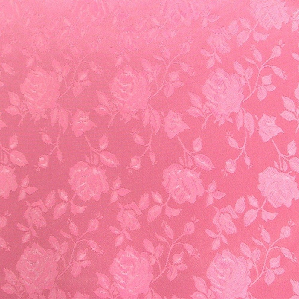Floral Jacquard Brocade Satin Fabric by The Yard (Dusty Rose)