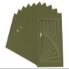 11x14 Mat for 12x16 Frame - Precut Mat Board Acid-Free Show Kit with Backing Board, and Clear Bags Dill Green 11x14 Photo Matte Made to Fit a 12x16 Picture Frame Matboard for Framing, Pack of 100 Mats view 1