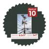 5x7 Mat for 8.5x11 Frame - Precut Mat Board Acid-Free Show Kit with Backing Board, and Clear Bags Black 5x7 Photo Matte Made to Fit a 8.5x11 Picture Frame Matboard for Framing, Pack of 10 Mats view 1