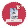 5x7 Mat for 8.5x11 Frame - Precut Mat Board Acid-Free Show Kit with Backing Board, and Clear Bags Deep Red 5x7 Photo Matte Made to Fit a 8.5x11 Picture Frame Matboard for Framing, Pack of 10 Mats view 1