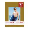 8x10 Mat for 12x16 Frame - Precut Mat Board Acid-Free Show Kit with Backing Board, and Clear Bags Metallic Gold 8x10 Photo Matte Made to Fit a 12x16 Picture Frame Matboard for Framing, Pack of 1 Mat view 1
