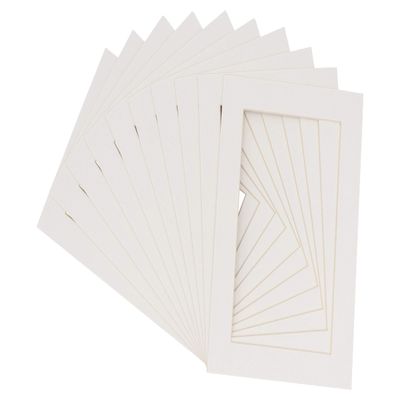 11x14 Mat for 12x16 Frame - Precut Mat Board Acid-Free Show Kit with Backing Board, and Clear Bags Textured White 11x14 Photo Matte For a 12x16 Picture Frame Matboard for Framing, Pack of 100 Mats