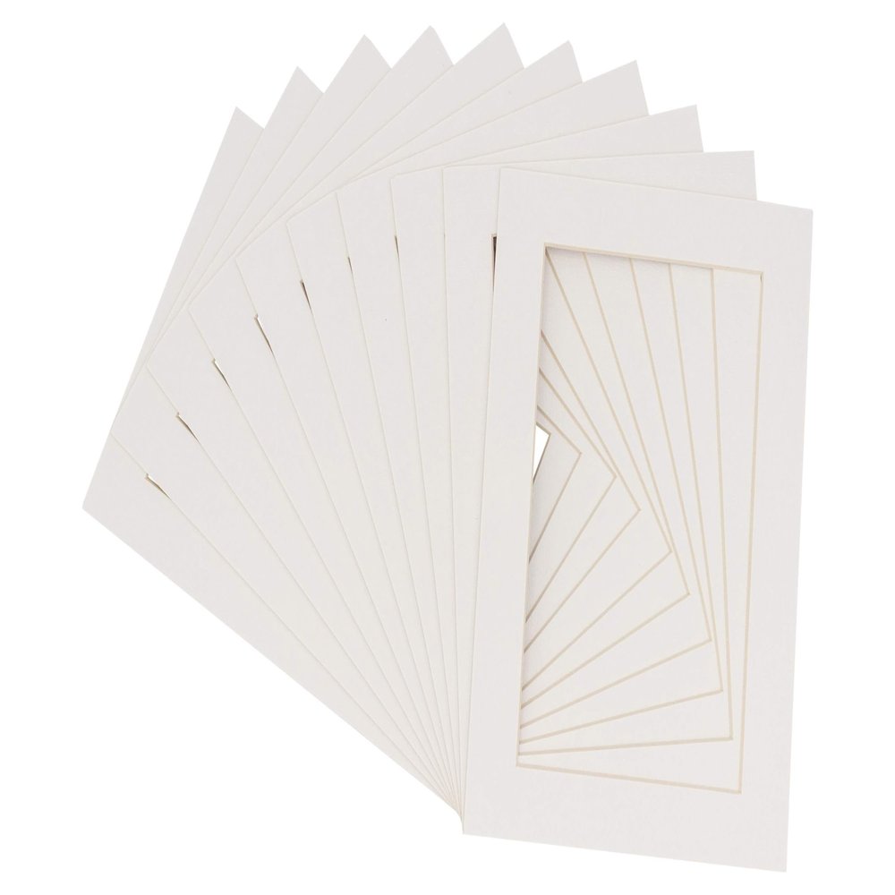 11x14 Mat for 12x16 Frame - Precut Mat Board Acid-Free Show Kit with Backing Board, and Clear Bags Textured White 11x14 Photo Matte For a 12x16 Picture Frame Matboard for Framing, Pack of 100 Mats