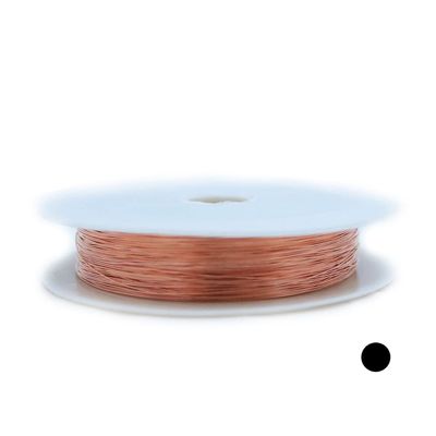22 Gauge, 99.9% Pure Copper Wire (Round) Half Hard CDA #110 Made in USA - 25FT by CRAFT WIRE