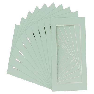 11x14 Mat for 12x16 Frame - Precut Mat Board Acid-Free Show Kit with Backing Board, and Clear Bags Honeydew Green 11x14 Photo Matte For a 12x16 Picture Frame Matboard for Framing, Pack of 100 Mats
