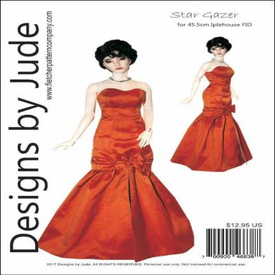 Designs by Jude Star Gazer Printed Sewing Pattern for 45.5cm Iplehouse FID BJD Dolls