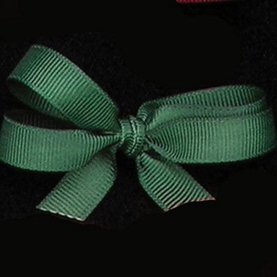 Forest Green Woven Edge Grosgrain Craft Ribbon 1" x 88 Yards