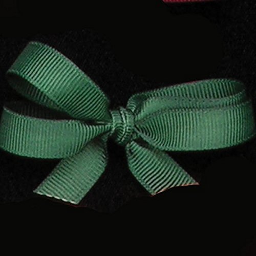 Forest Green Woven Edge Grosgrain Craft Ribbon 1" x 88 Yards