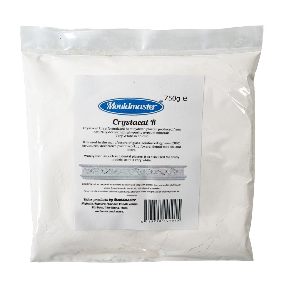 Mouldmaster Crystacal R High Strength Plaster, White, 750G