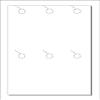 Door Hangers, Print-Ready, 3.66" x 8.5", 6-UP on 11" x 17" White 67-lb Vellum, with 1" Holes - 250 Sheets view 1