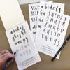 Brush Lettering Kit - DIY Brush Lettering Starter Set by Wildflower Art Studio view 2
