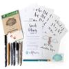 Brush Lettering Kit - DIY Brush Lettering Starter Set by Wildflower Art Studio view 3