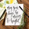 Brush Lettering Kit - DIY Brush Lettering Starter Set by Wildflower Art Studio view 4