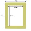 11x14 Mat for 12x18 Frame - Precut Mat Board Acid-Free Show Kit with Backing Board, and Clear Bags Pistachio Green 11x14 Photo Matte For a 12x18 Picture Frame Matboard for Framing, Pack of 1 Mat view 4
