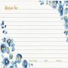 Legacy Publishing Group Pack of 50 Recipe Cards, Indigold Flower Toss view 1