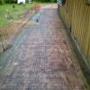 Worn Brick Running Bond Concrete Stamp Set by Walttools | Classic Masonry Paver Pattern, Sturdy Polyurethane Texturing Mats, Decorative Realistic Detail (5 piece) view 4
