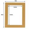 11x14 Mat for 12x16 Frame - Precut Mat Board Acid-Free Show Kit with Backing Board, and Clear Bags Rattan Beige 11x14 Photo Matte For a 12x16 Picture Frame Matboard for Framing, Pack of 10 Mats view 4