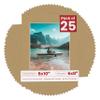 6x8 Mat for 8x10 Frame - Precut Mat Board Acid-Free Show Kit with Backing Board, and Clear Bags Rattan Beige 6x8 Photo Matte Made to Fit a 8x10 Picture Frame Matboard for Framing, Pack of 25 Mats view 1
