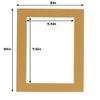6x8 Mat for 8x10 Frame - Precut Mat Board Acid-Free Show Kit with Backing Board, and Clear Bags Rattan Beige 6x8 Photo Matte Made to Fit a 8x10 Picture Frame Matboard for Framing, Pack of 10 Mats view 4