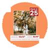 8x10 Mat for 10x12 Frame - Precut Mat Board Acid-Free Show Kit with Backing Board, and Clear Bags Orange 8x10 Photo Matte Made to Fit a 10x12 Picture Frame Matboard for Framing, Pack of 25 Mats view 1