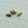 100 Pcs Belt Tip Buckle Replacement Screw Gold for Sewing Leather Craft Zipper Swivel Clip view 1