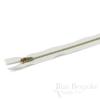 Set of 12 Pants Zippers, 11", Gold Metal Teeth and Pale Gray Tape, Bias Bespoke Brand view 2