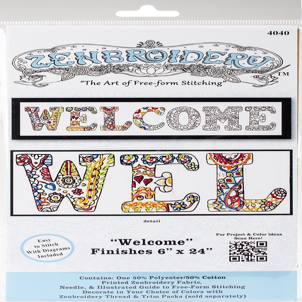 Zenbroidery Kit, Welcome