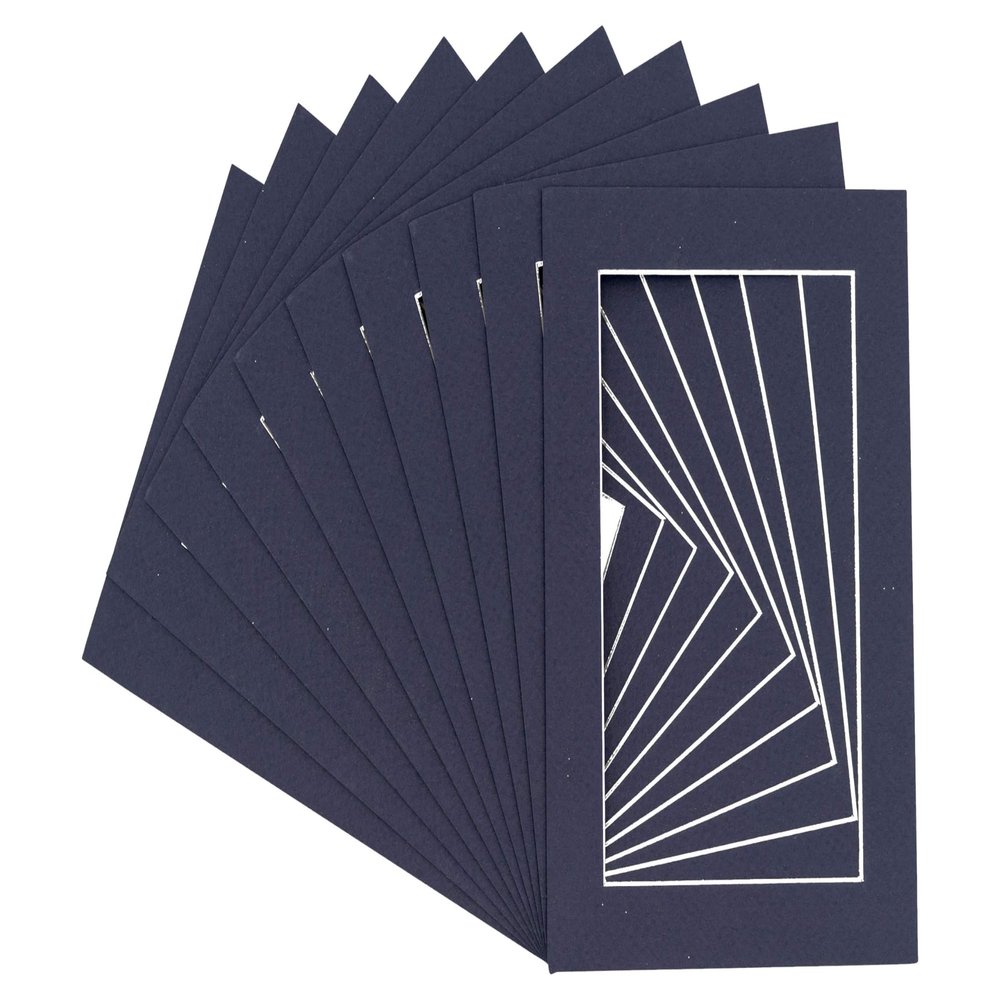 11x14 Mat for 12x16 Frame - Precut Mat Board Acid-Free Show Kit with Backing Board, and Clear Bags Navy 11x14 Photo Matte Made to Fit a 12x16 Picture Frame Matboard for Framing, Pack of 100 Mats