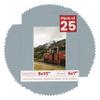 5x7 Mat for 8x10 Frame - Precut Mat Board Acid-Free Show Kit with Backing Board, and Clear Bags Metallic Silver 5x7 Photo Matte Made to Fit a 8x10 Picture Frame Matboard for Framing, Pack of 25 Mats view 1