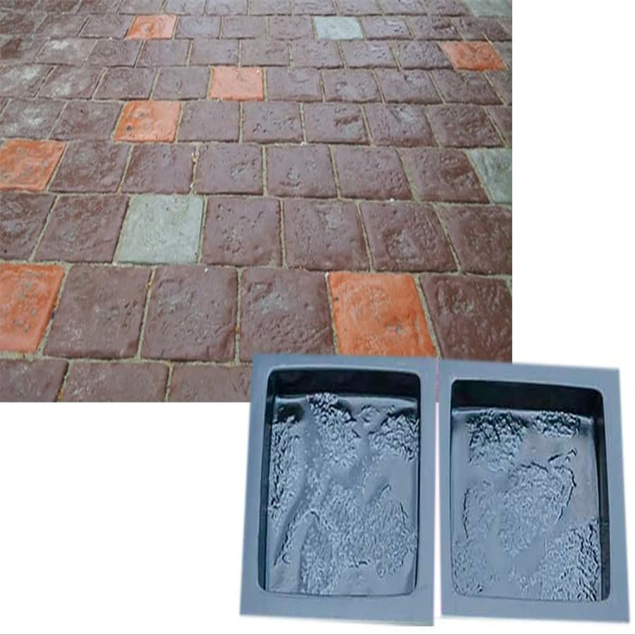 SvitMolds Sold 10pcs Plastic MOLDS Casting Concrete Paving Garden Paths Stone Patio #S32