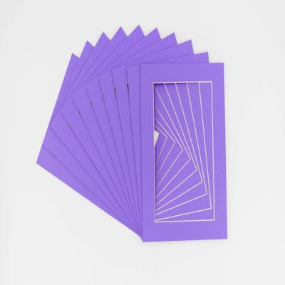 11x14 Mat for 12x16 Frame - Precut Mat Board Acid-Free Show Kit with Backing Board, and Clear Bags Light Purple 11x14 Photo Matte For a 12x16 Picture Frame Matboard for Framing, Pack of 100 Mats