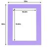 11x14 Mat for 12x16 Frame - Precut Mat Board Acid-Free Show Kit with Backing Board, and Clear Bags Light Purple 11x14 Photo Matte For a 12x16 Picture Frame Matboard for Framing, Pack of 100 Mats view 3
