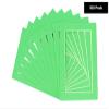 6x8 Mat for 8x10 Frame - Precut Mat Board Acid-Free Show Kit with Backing Board, and Clear Bags Bright Green 6x8 Photo Matte Made to Fit a 8x10 Picture Frame Matboard for Framing, Pack of 100 Mats view 2