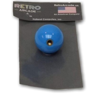 Classic Arcade Joystick Ball Top - Light Blue, by RetroArcade.us