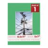 5x7 Mat for 8.5x11 Frame - Precut Mat Board Acid-Free Show Kit with Backing Board, and Clear Bags Bright Green 5x7 Photo Matte Made to Fit a 8.5x11 Picture Frame Matboard for Framing, Pack of 1 Mat view 1