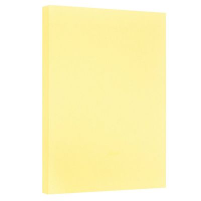 JAM PAPER Extra Heavy Weight 110lb Cardstock - 11 x 17 - Tabloid Coverstock - Canary Yellow - 50 Sheets/Pack