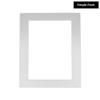 4x6 Mat for 5x7 Frame - Precut Mat Board Acid-Free Metallic Silver 4x6 Photo Matte Made to Fit a 5x7 Picture Frame, Premium Matboard for Family Photos, Show Kits, Art, Picture Framing, Pack of 1 Mat view 2